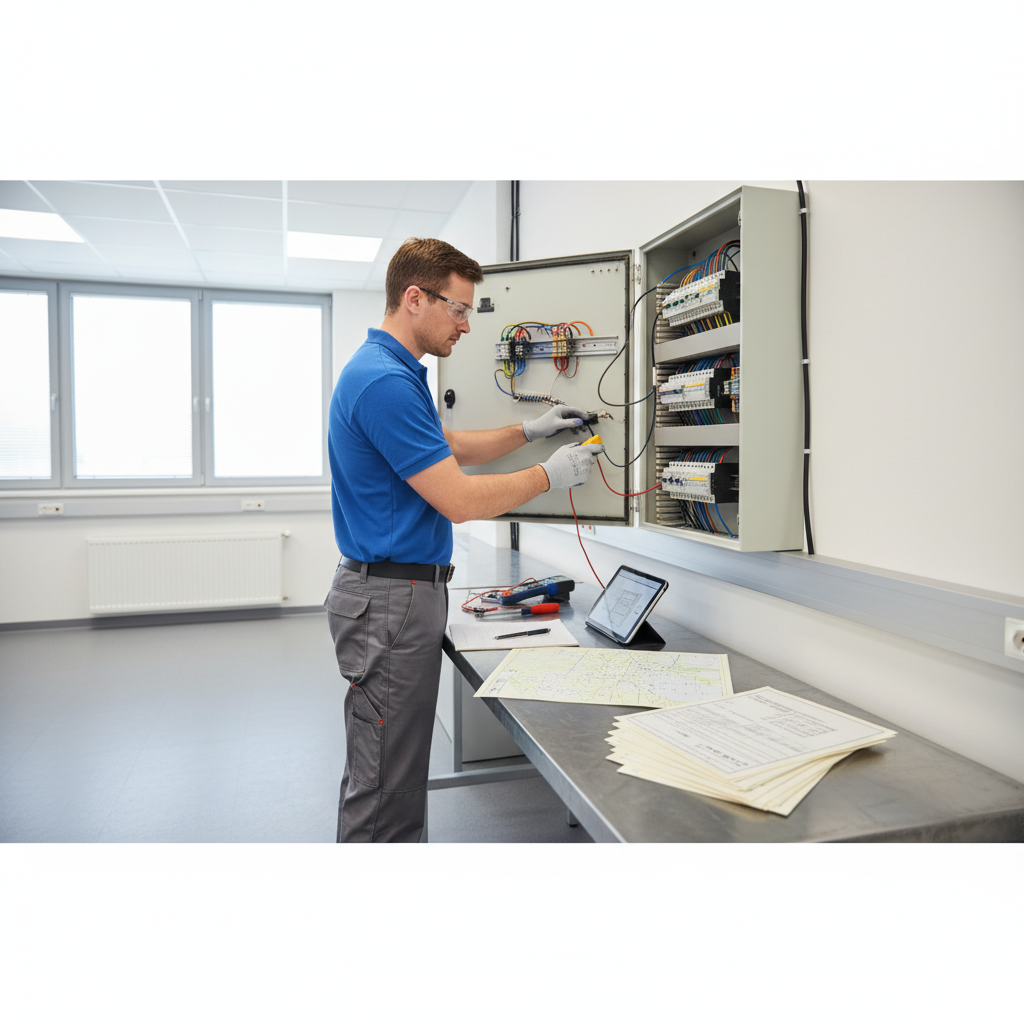 Inspección técnica de cuadro eléctrico para boletín de aumento de potencia en Majadahonda